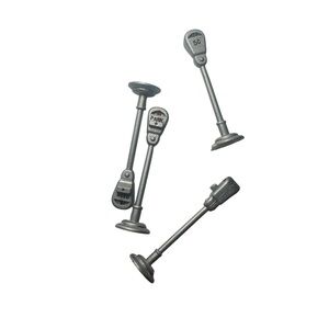 Department 56 Silver Parking Meters Holiday Decor